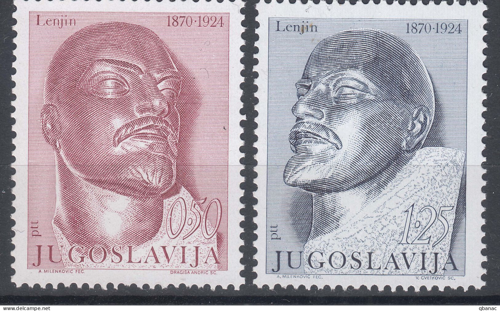 Yugoslavia Republic 1970 Mi#1376-1377 Mint Never Hinged - Neufs