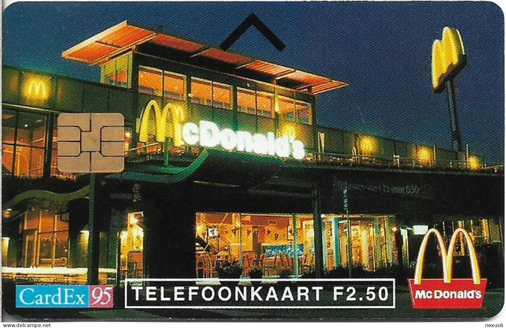 Netherlands - KPN - Chip - CRD138A - McDonald's, CardEx '95, 1995, 09.1995, 2.50ƒ, Mint - Privées