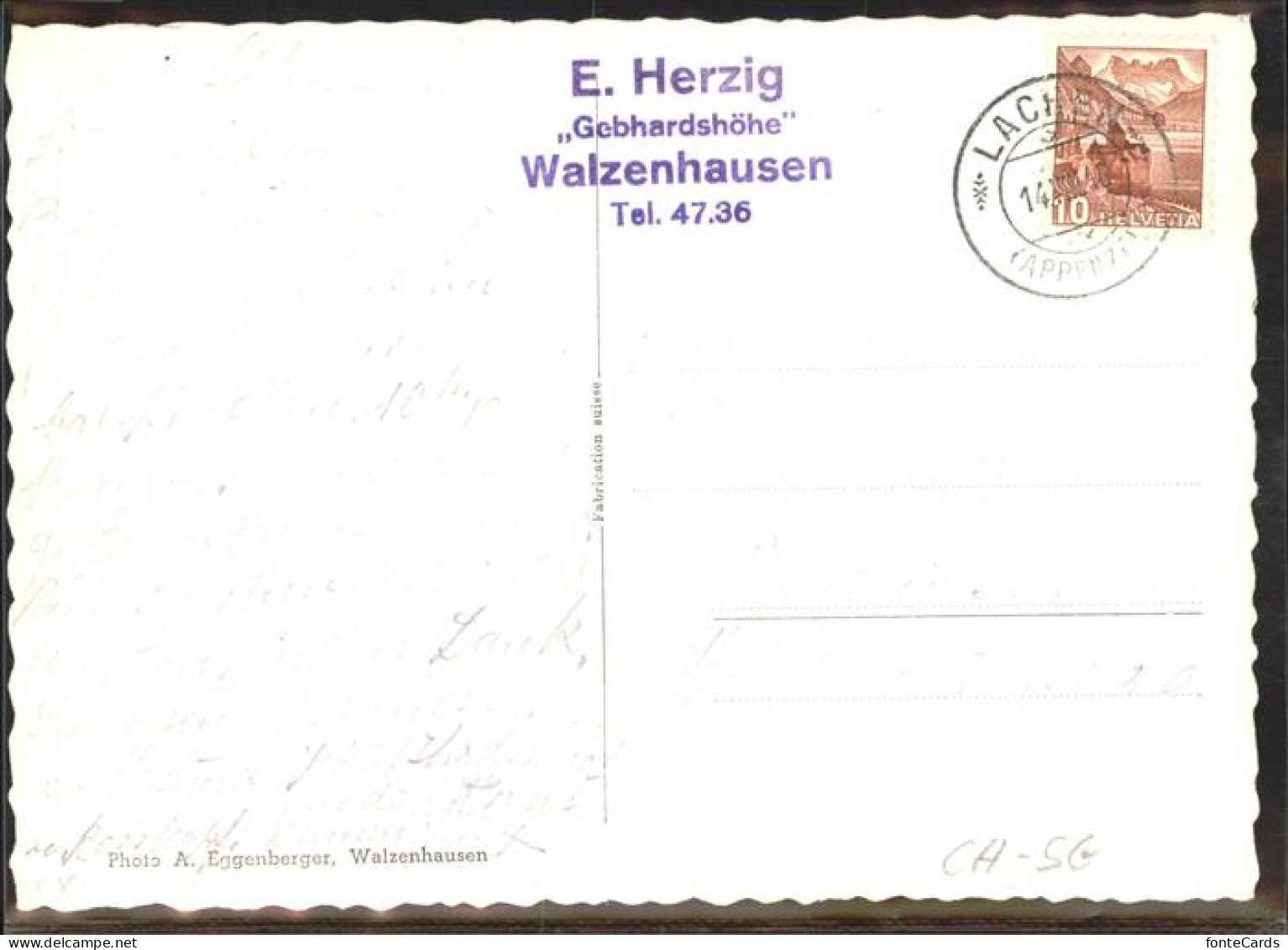 11290248 Walzenhausen AR  Walzenhausen - Sonstige & Ohne Zuordnung