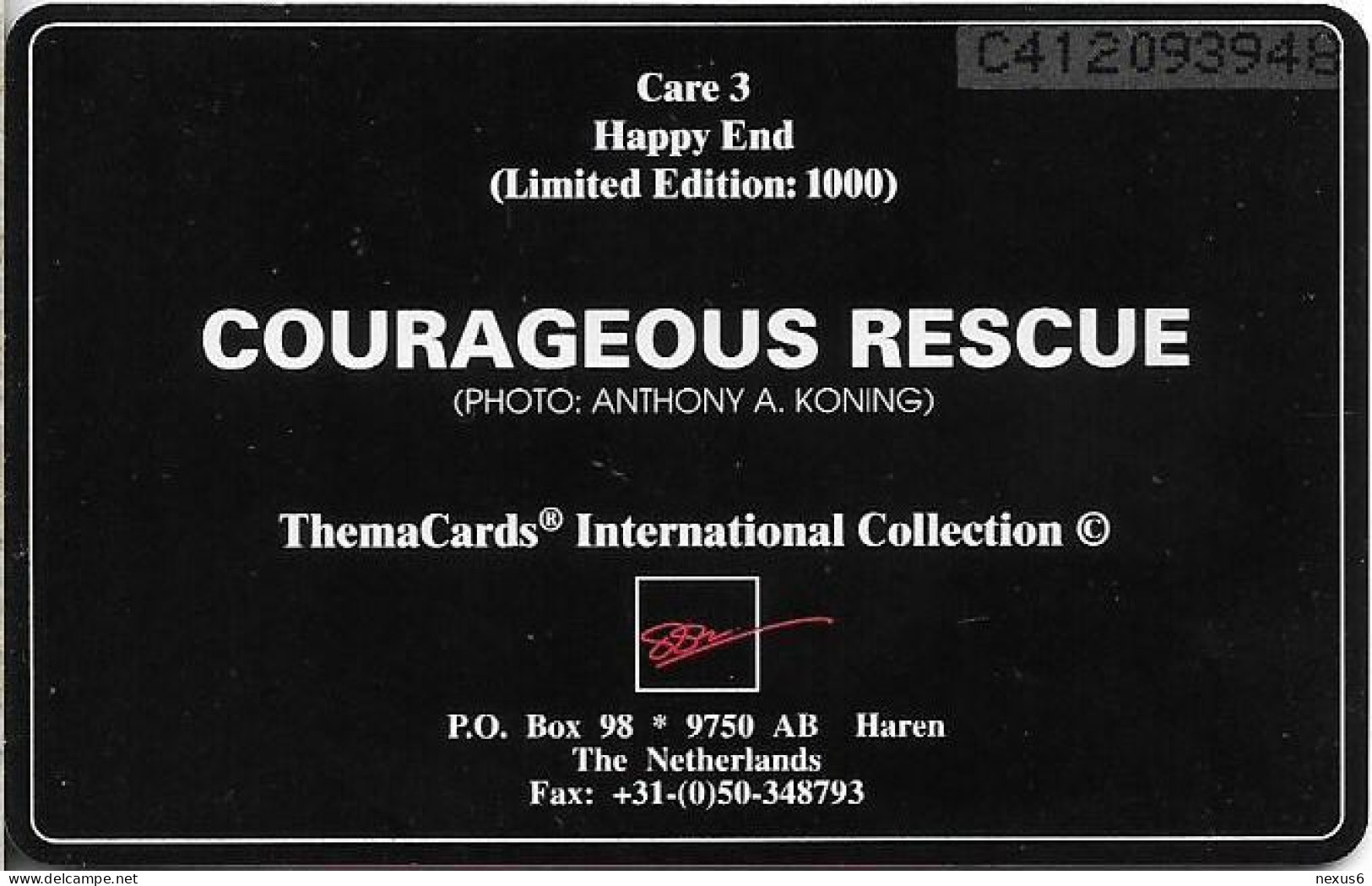 Netherlands - KPN - Chip - CRD129 - Courageous Rescue, Verzamelmarkt, 08.1995, 2.50ƒ, 2.500ex, Mint - Privé