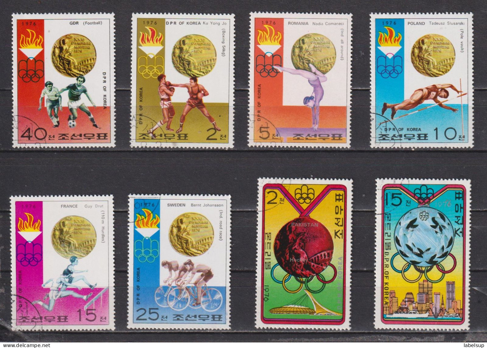 Lot De Quelques Timbres DeCorée Du Nord De 1976 - Korea, North