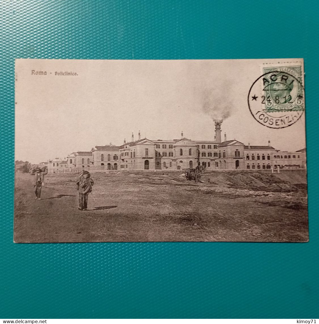 Cartolina Roma - Policlinico. Viaggiata 1912 - Andere & Zonder Classificatie