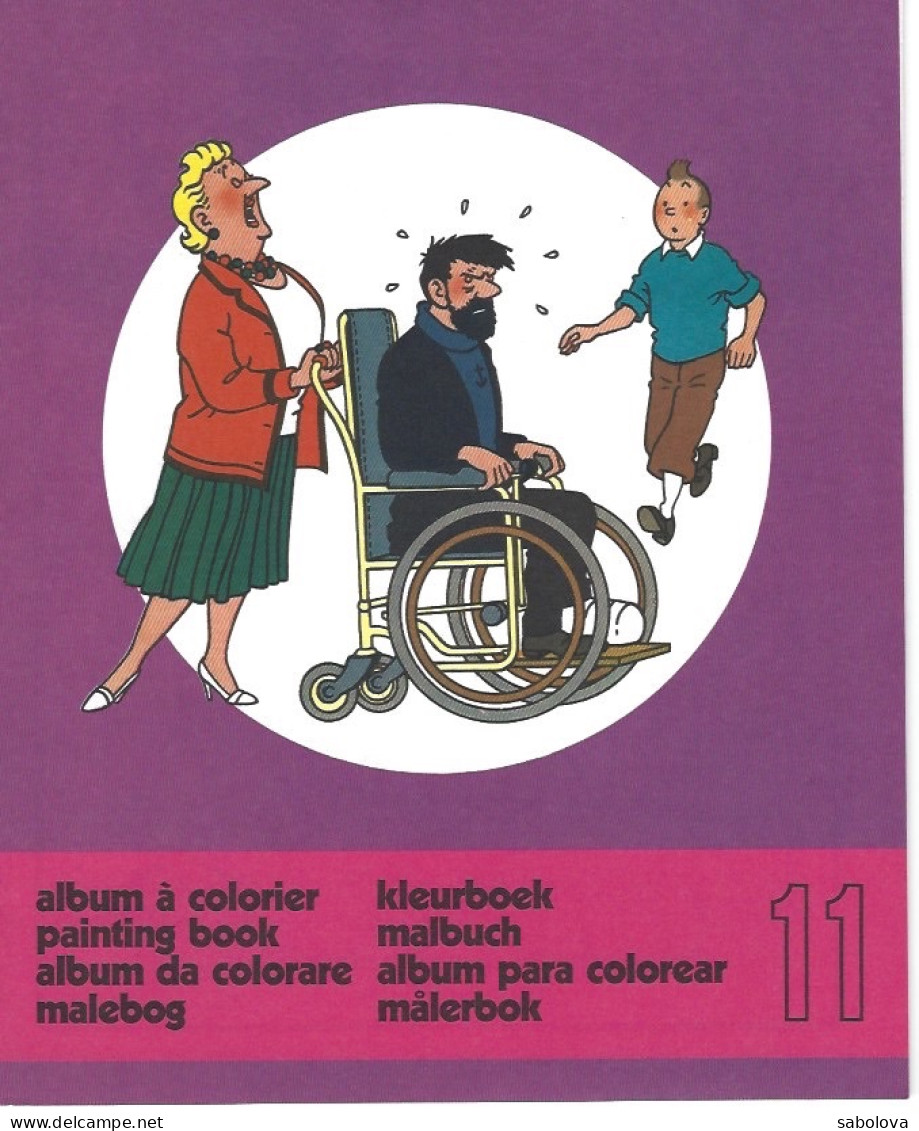 Tintin Album à Colorier N°11 1976 Neuf - Andere & Zonder Classificatie
