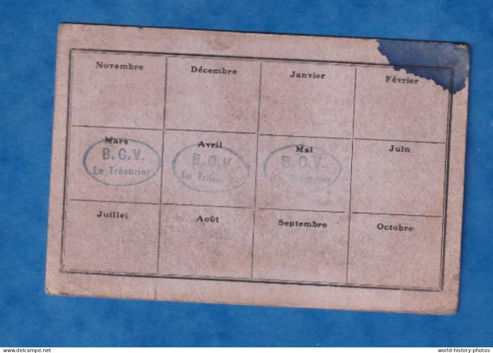 Carte Ancienne De Membre - LIVRY GARGAN , Brasserie Des Vosges - 1943 1944 - Billard Club - WW2 Occupation - Mitgliedskarten