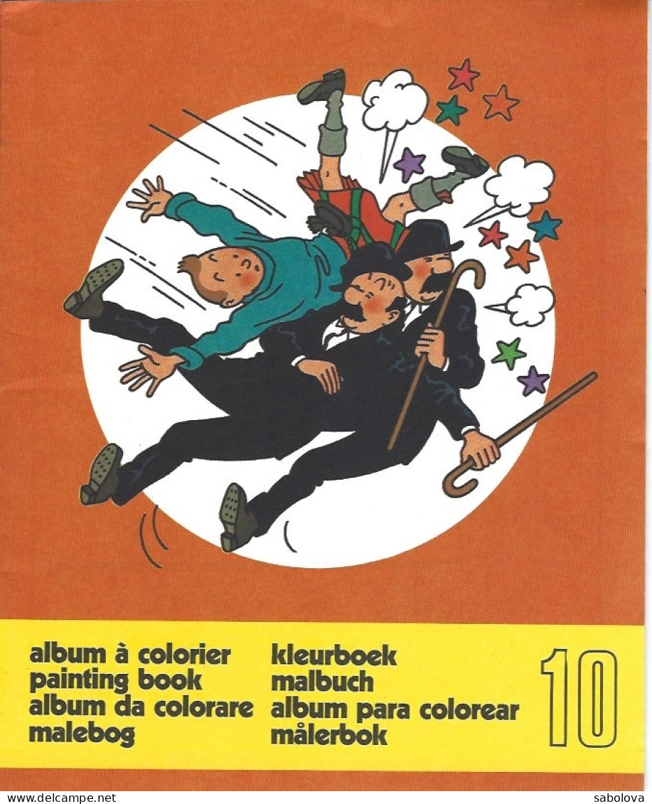 Tintin Album à Colorier N°10 1976 Neuf - Andere & Zonder Classificatie