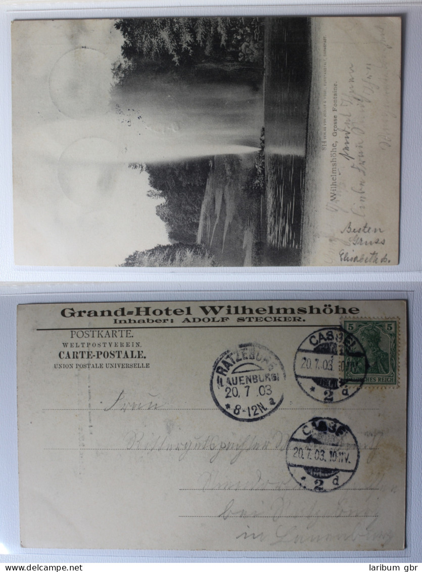 AK Kassel Wilhelmshöhe Grosse Fontaine 1903 Gebraucht #PA522 - Sonstige & Ohne Zuordnung