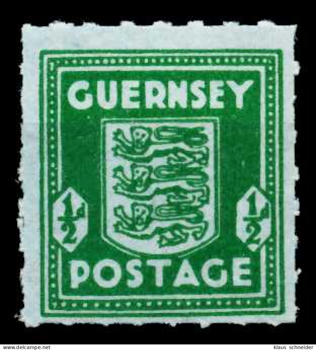 BES 2WK GUERNSEY Nr 4 Postfrisch X417F32 - Occupation 1938-45