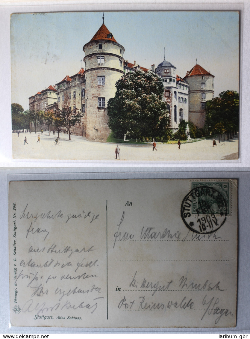 AK Stuttgart Altes Schloss 1909 Gebraucht #PA554 - Other & Unclassified