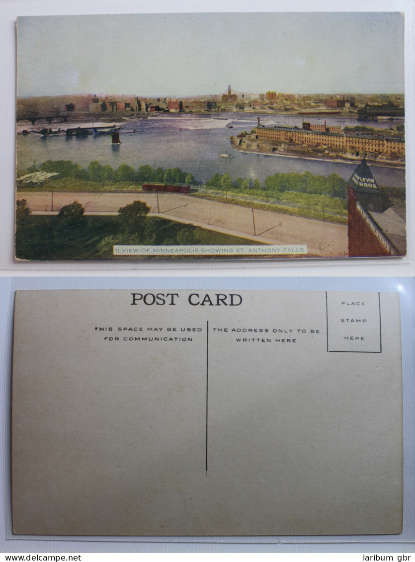 AK Minneapolis View Of Minneapolis Showing St. Anthony Falls Ungebraucht #PA862 - Other & Unclassified