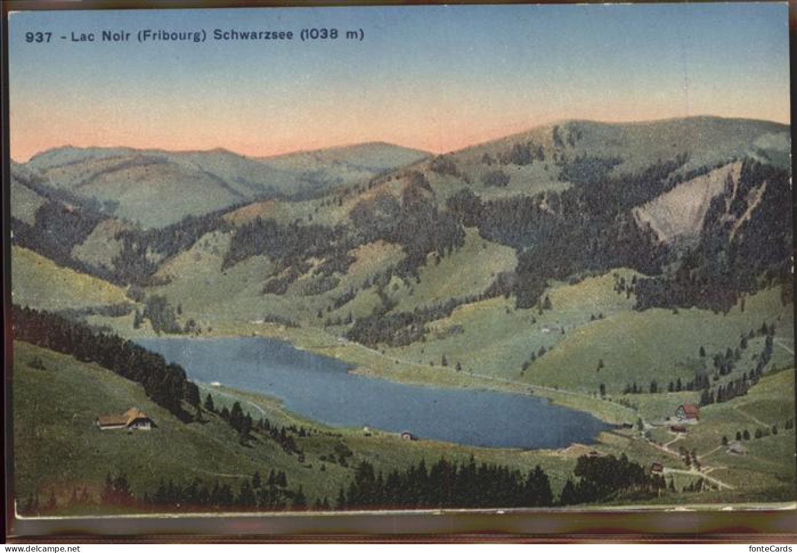 11289927 Lac Noir FR Fliegeraufnahme Fribourg FR - Other & Unclassified