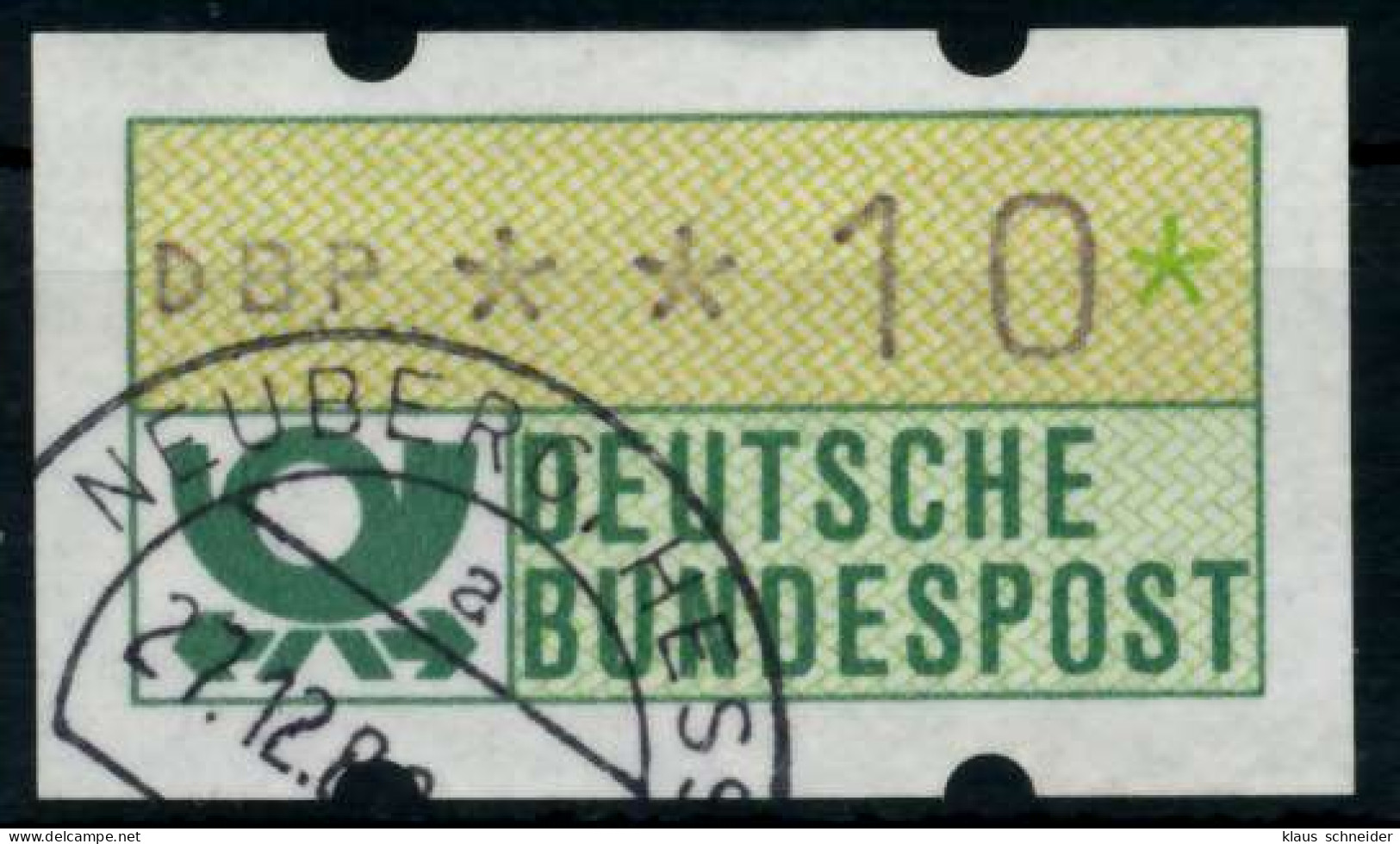 BRD ATM 1981 Nr 1-1-010 Gestempelt X96E0A6 - Machine Labels [ATM]