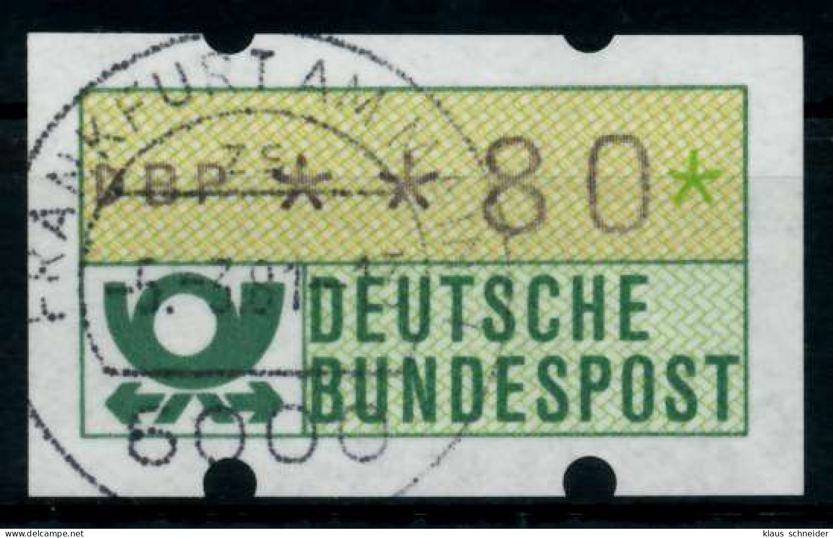 BRD ATM 1981 Nr 1-1-080 Gestempelt X97022A - Timbres De Distributeurs [ATM]