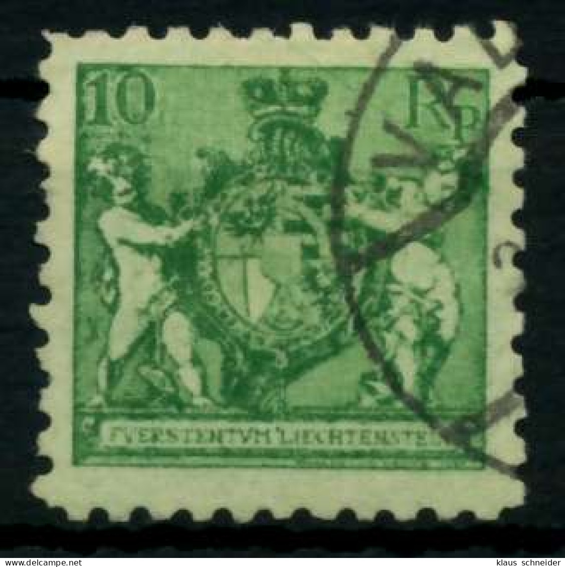 LIECHTENSTEIN 1921 Nr 50A Gestempelt X6F6FDE - Used Stamps