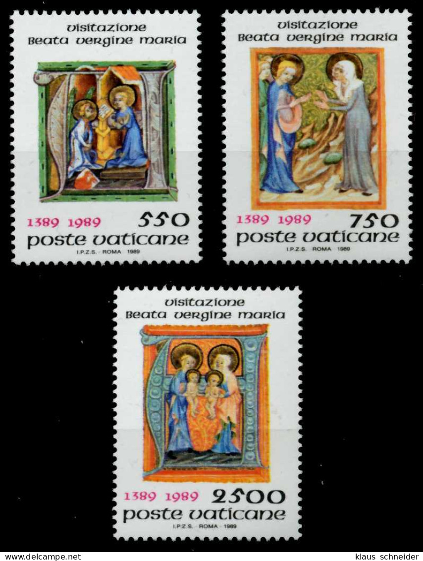 VATIKAN 1989 Nr 973-975 Postfrisch S01627E - Unused Stamps