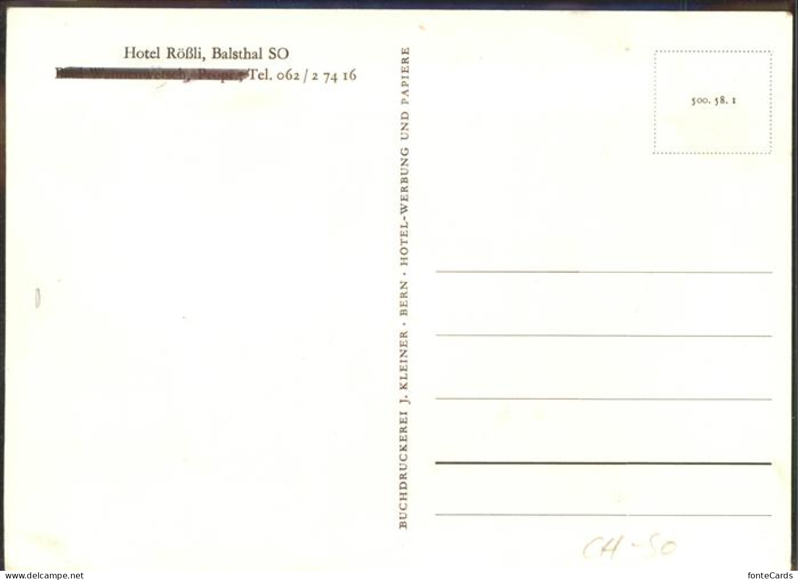11283636 Balsthal Hotel Roessli Balsthal - Otros & Sin Clasificación