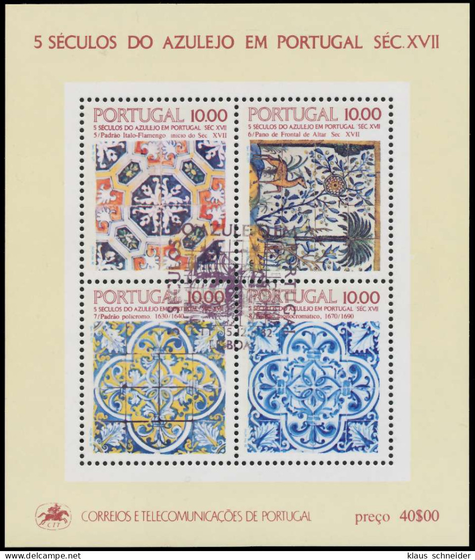 PORTUGAL Block 38 Zentrisch Gestempelt S018CC2 - Blocks & Sheetlets