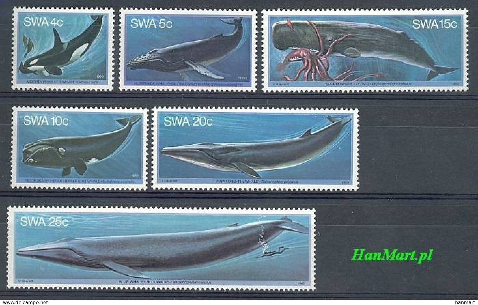 South-West Africa 1980 Mi 466-471 MNH  (ZS6 NMB466-471) - Andere & Zonder Classificatie