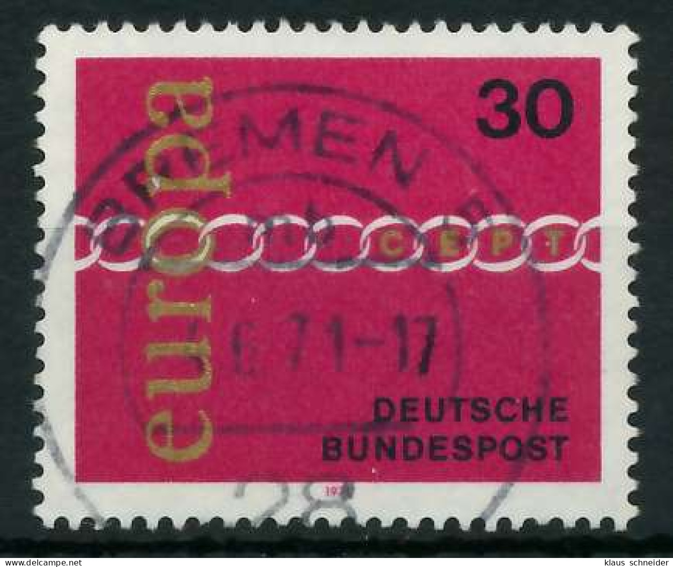 BRD BUND 1971 Nr 676 Zentrisch Gestempelt X83699A - Used Stamps