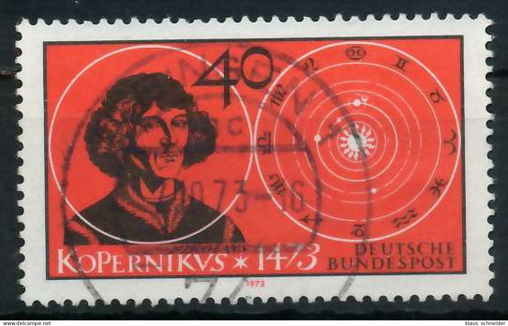 BRD 1973 Nr 758 Zentrisch Gestempelt X84F2F6 - Used Stamps