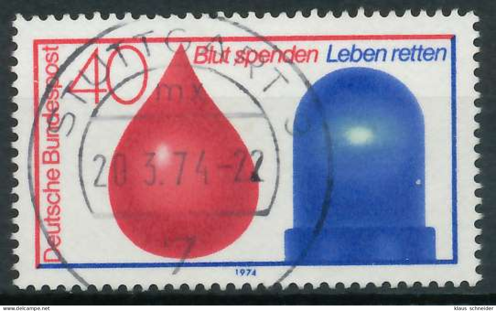 BRD 1974 Nr 797 Zentrisch Gestempelt X8501BE - Used Stamps