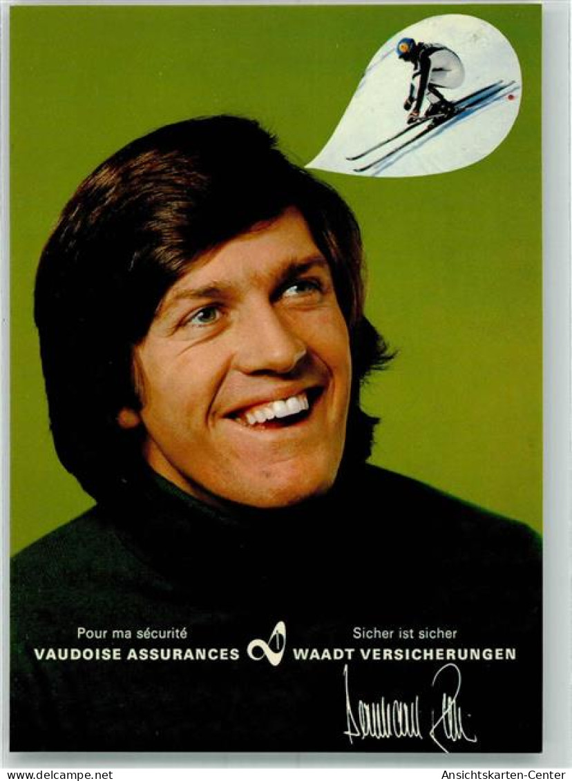 39797611 - Comme Bernhard Russi  Werbung Fuer Versicherung Waadt - Sportsmen