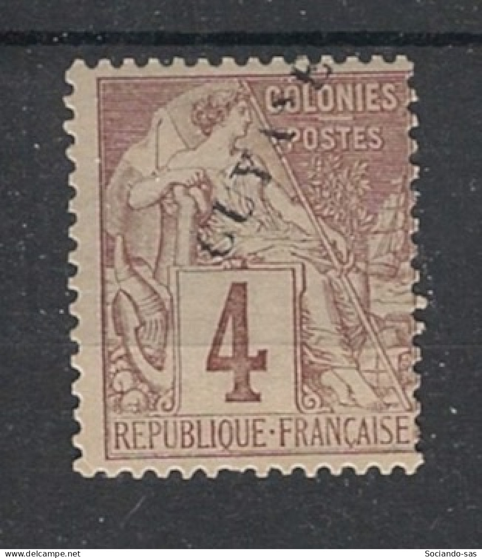 GUYANE - 1892 - N°YT. 18a - Type Alphée Dubois 4c Brun - VARIETE Sans N - Neuf* / MH VF - Neufs