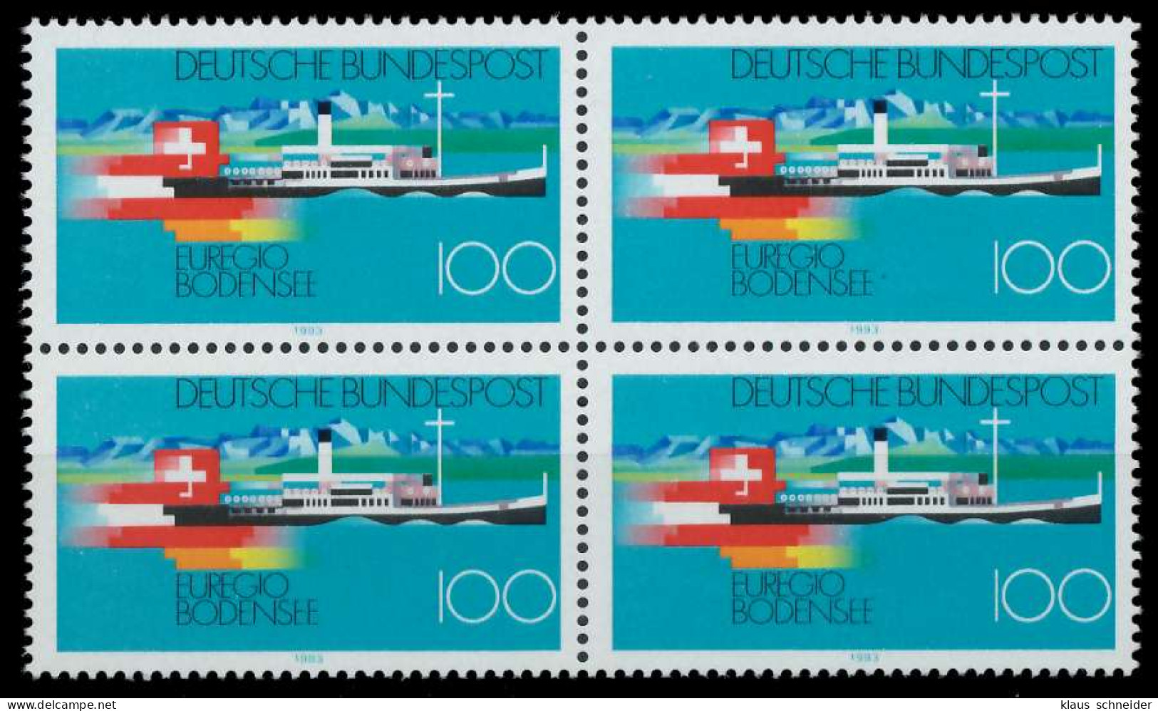 BRD 1993 Nr 1678 Postfrisch VIERERBLOCK X86368A - Ungebraucht