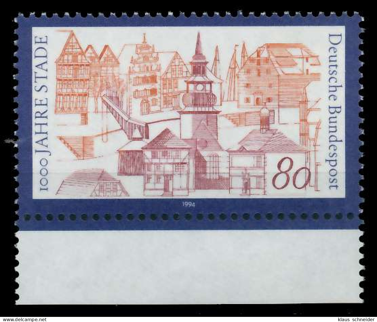 BRD 1994 Nr 1709 Postfrisch URA S77D562 - Ungebraucht