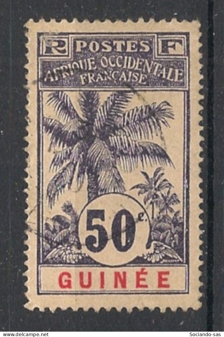 GUINEE - 1906 - N°YT. 43 - Palmier 50c Violet - Oblitéré / Used - Oblitérés