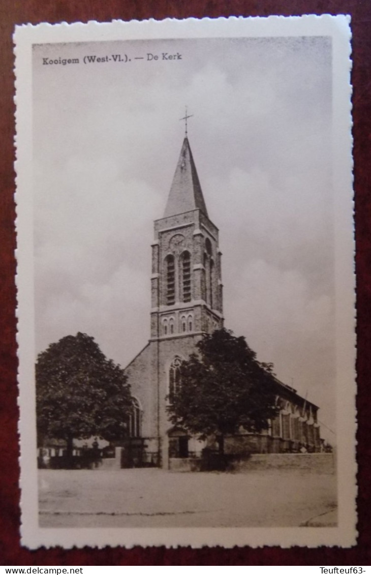 Cpa Kooigem : De Kerk - Kortrijk