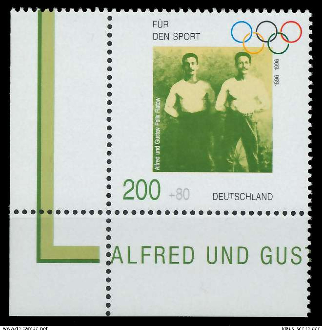 BRD BUND 1996 Nr 1864 Postfrisch ECKE-ULI X86783A - Unused Stamps