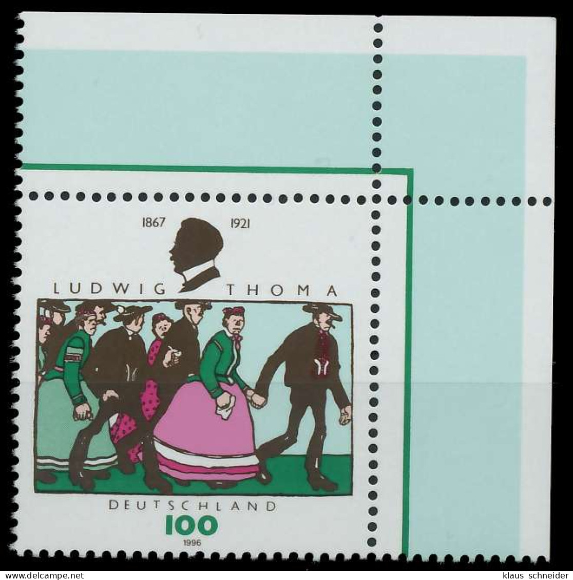 BRD 1996 Nr 1870 Postfrisch ECKE-ORE S79920A - Unused Stamps