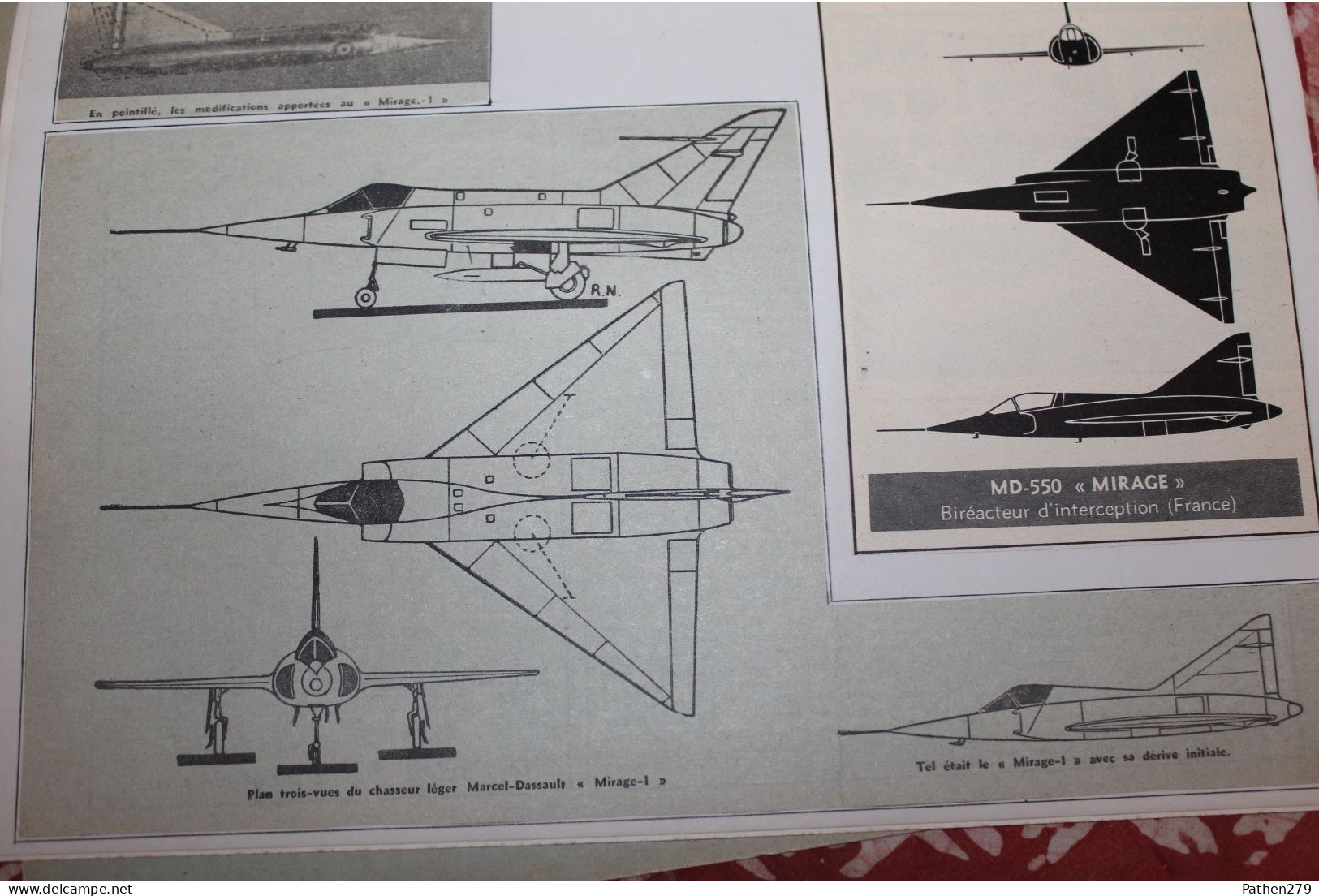 Dossier aéronef français Marcel Dassault MD-550 Mirage I