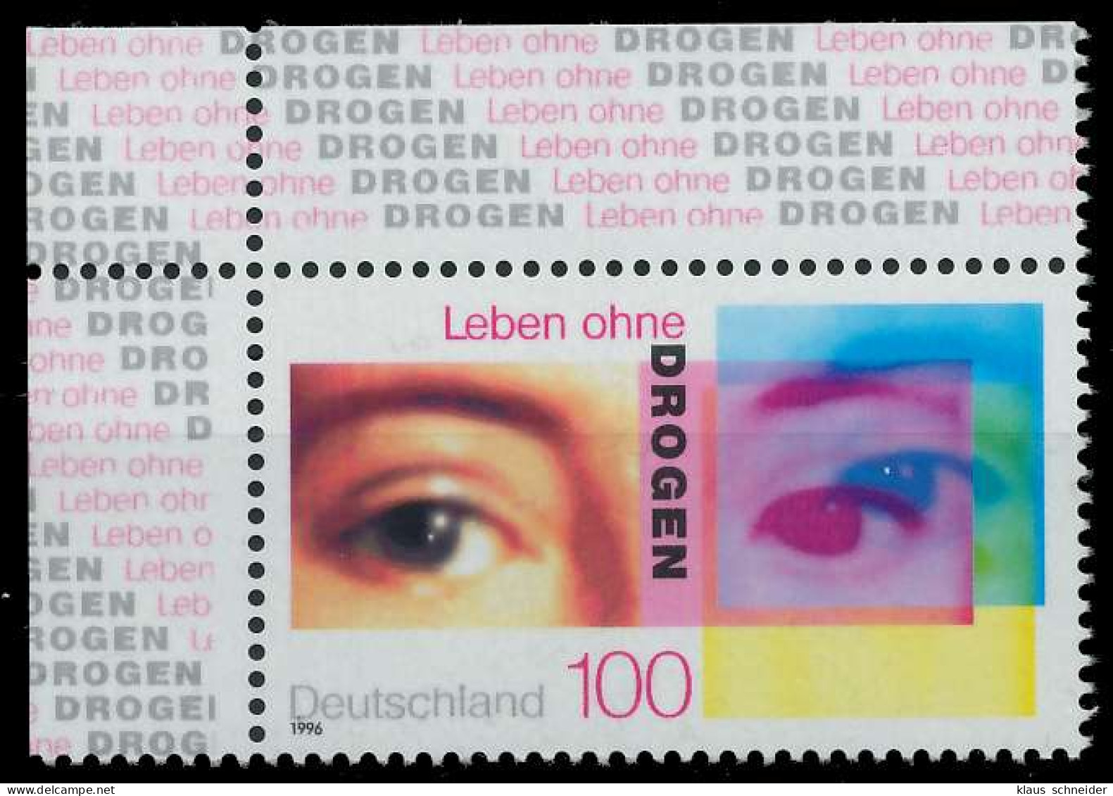 BRD 1996 Nr 1882 Postfrisch ECKE-OLI S7992EE - Neufs