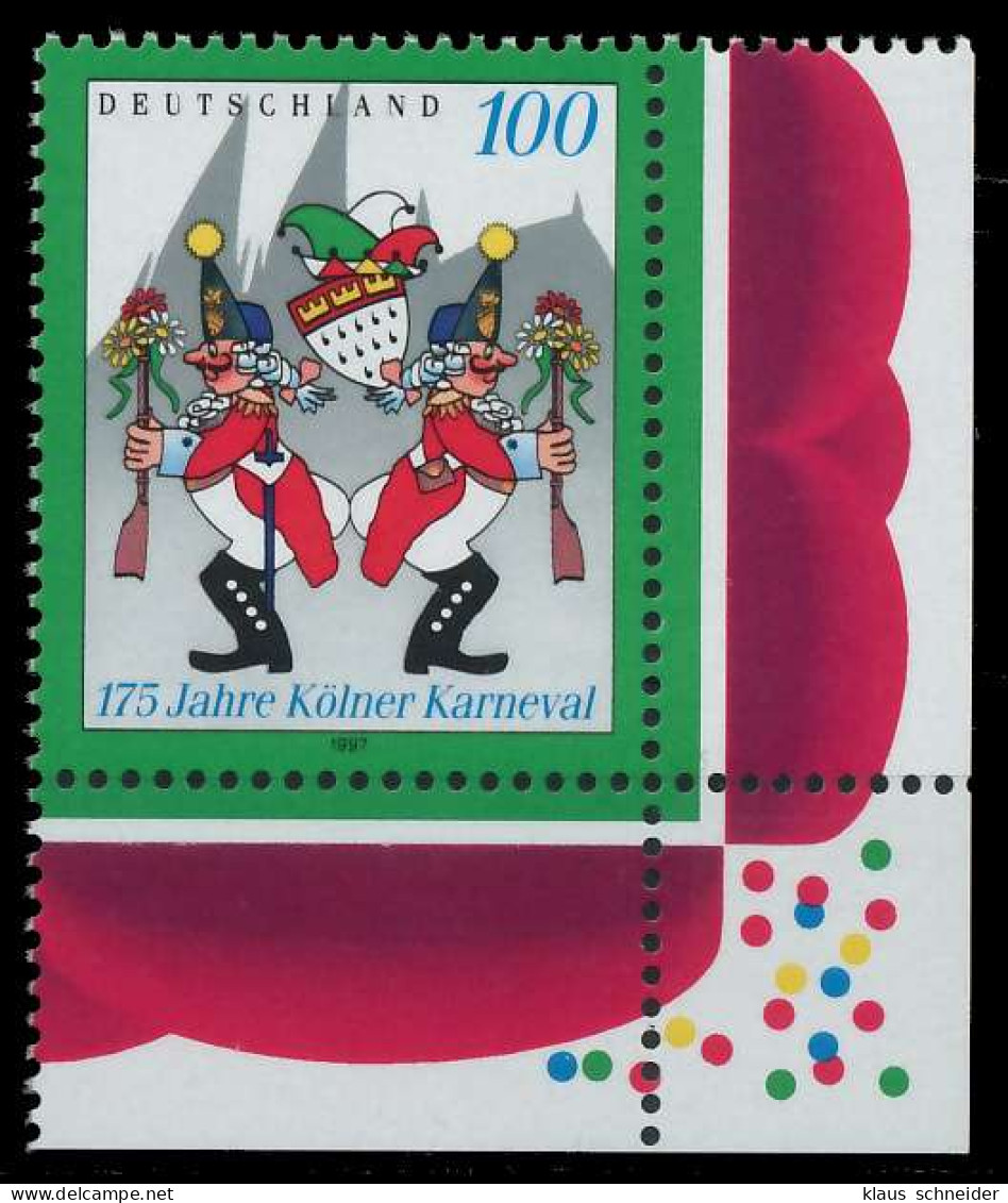 BRD 1997 Nr 1903 Postfrisch ECKE-URE S7994CA - Unused Stamps