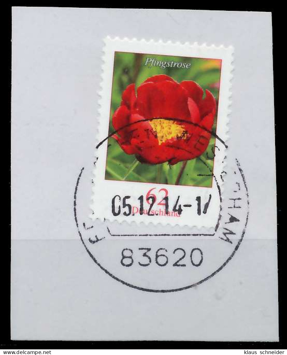 BRD DS BLUMEN Nr 3114 Zentrisch Gestempelt Briefstück X868BBE - Gebraucht