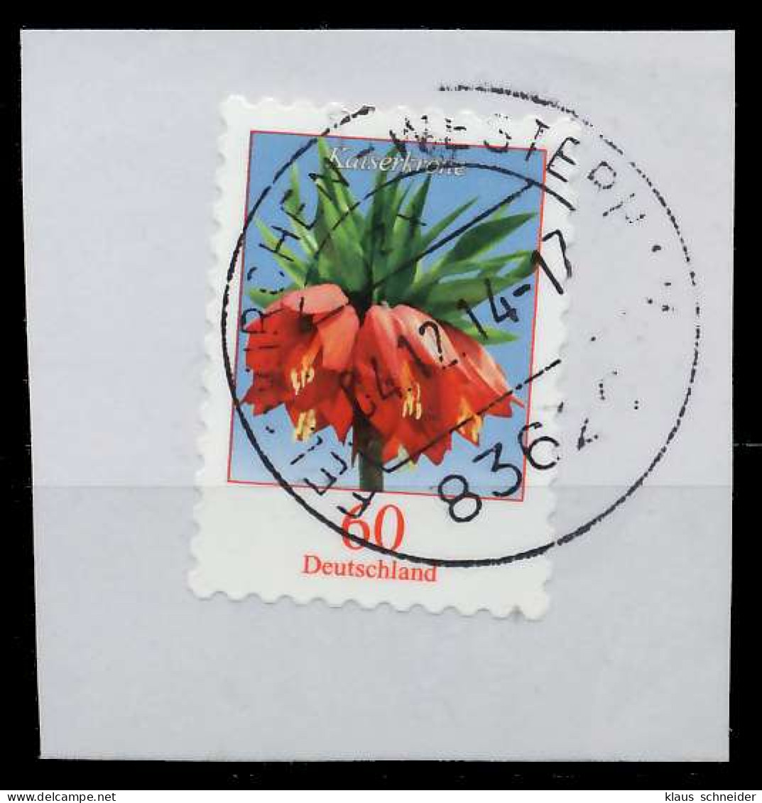 BRD DS BLUMEN Nr 3046 Zentrisch Gestempelt Briefstück X868BDA - Gebraucht