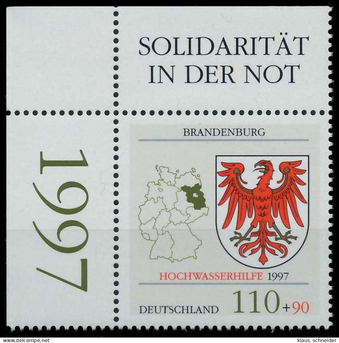 BRD 1997 Nr 1941 Postfrisch ECKE-OLI X868DE2 - Nuovi