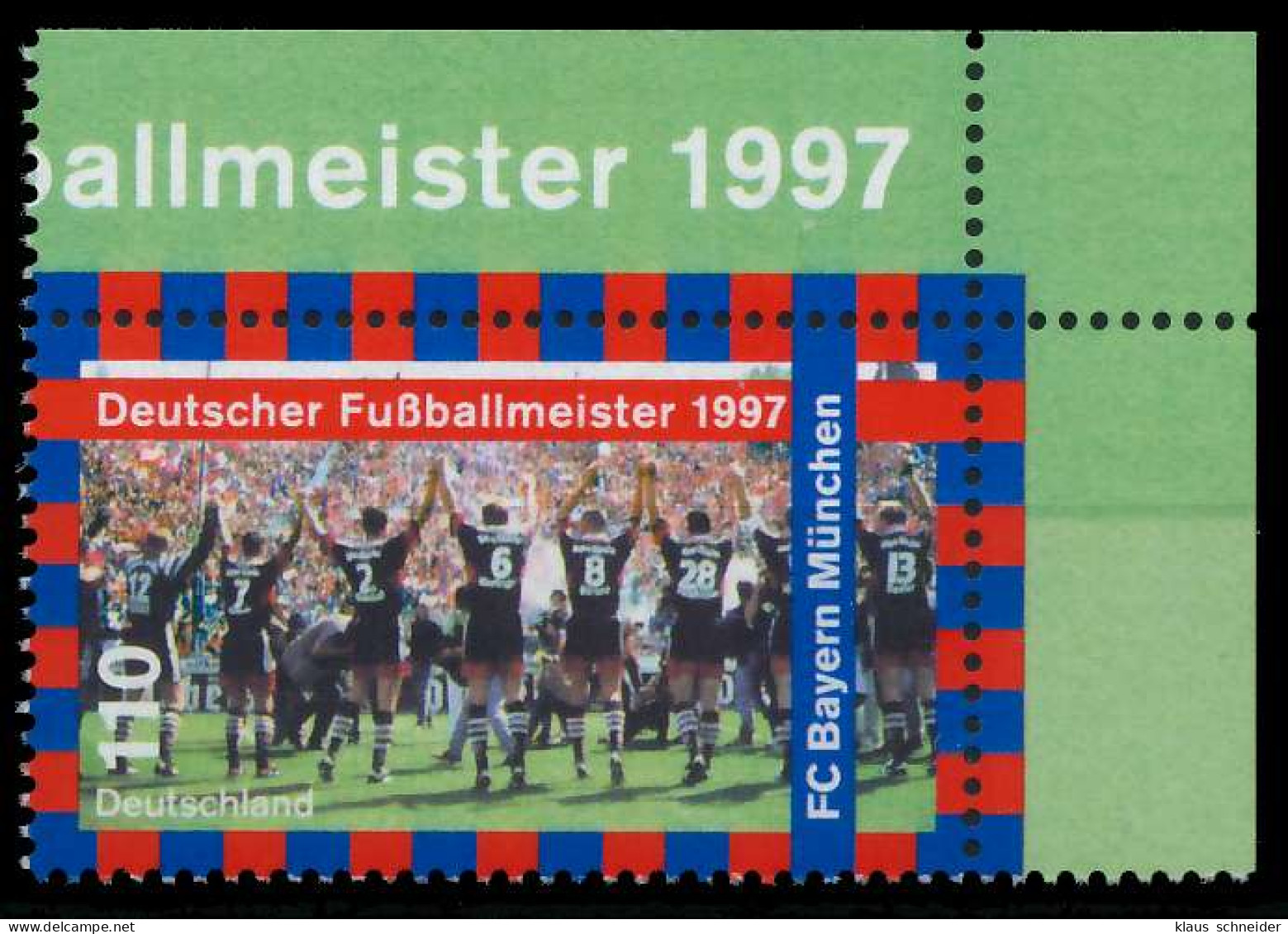 BRD 1997 Nr 1958 Postfrisch ECKE-ORE S7ABE06 - Unused Stamps