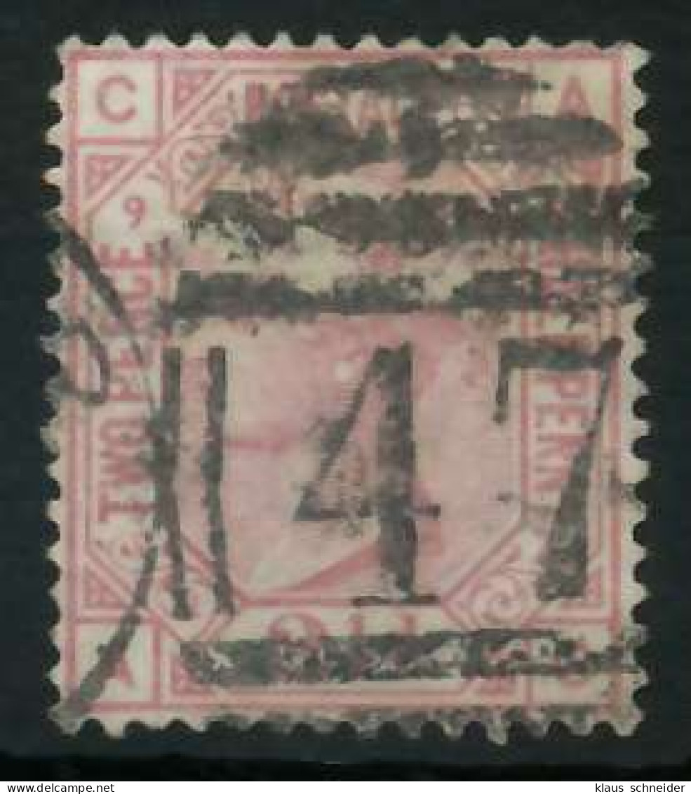GROSSBRITANNIEN 1840-1901 Nr 47 PL09 Gestempelt X869012 - Used Stamps