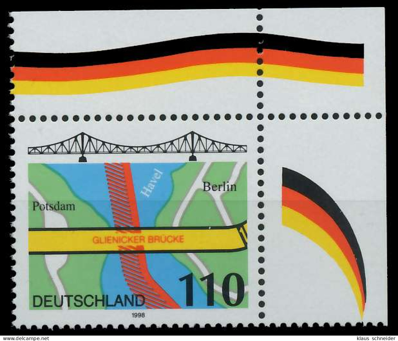 BRD 1998 Nr 1967 Postfrisch ECKE-ORE S7AC002 - Nuovi