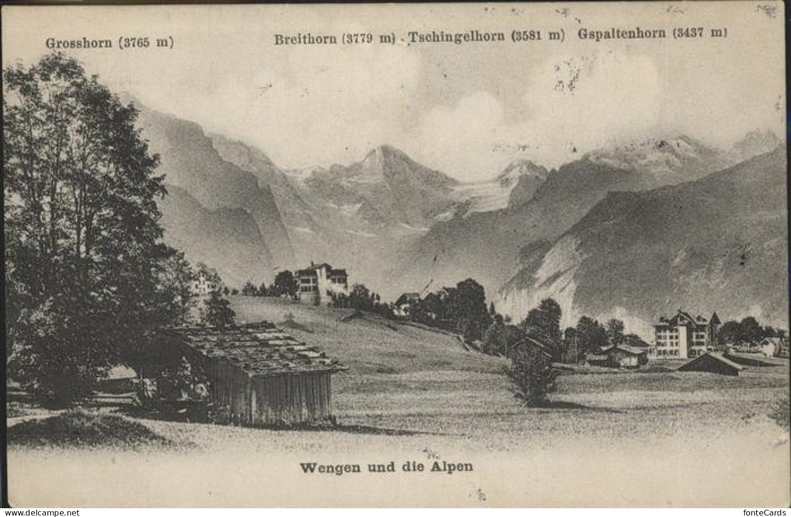 11282262 Wengen__BE Alpen - Sonstige & Ohne Zuordnung