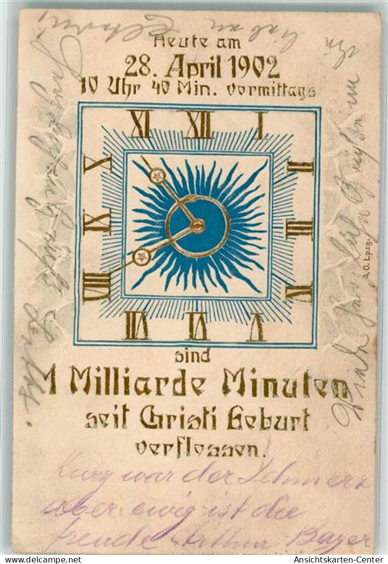 10684211 - 28. April 1902 1 Milliarde Minuten Seit Christi Geburt - Autres & Non Classés