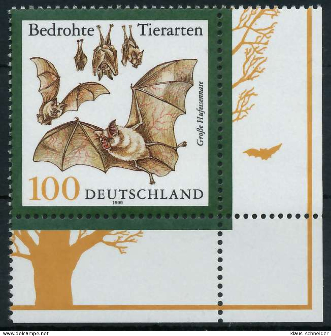 BRD 1999 Nr 2086 Postfrisch ECKE-URE X86D236 - Unused Stamps