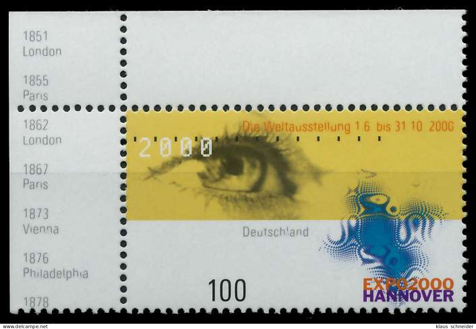 BRD 2000 Nr 2089 Postfrisch ECKE-OLI X86D24A - Nuevos