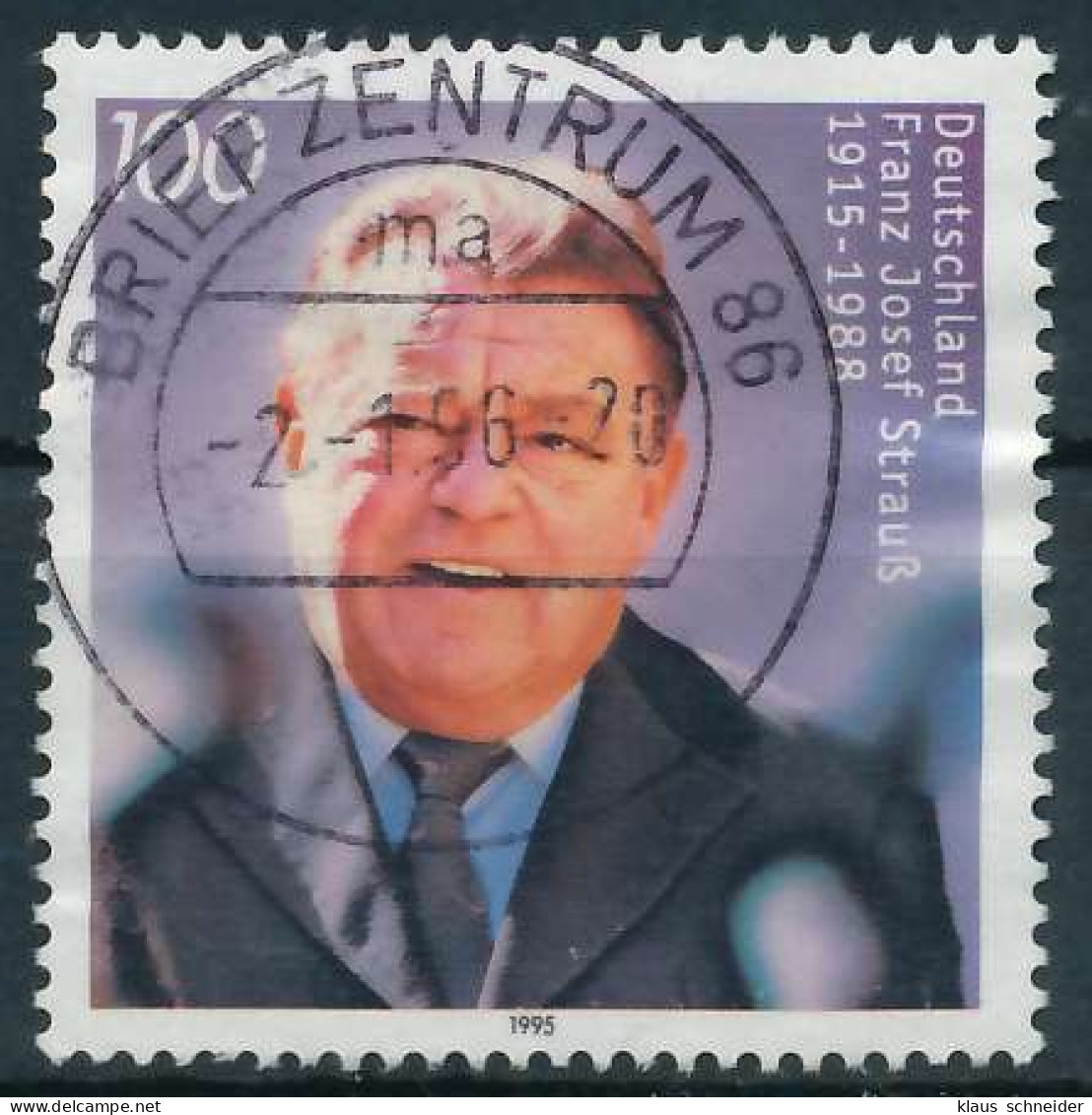 BRD 1995 Nr 1818 Zentrisch Gestempelt X86D926 - Used Stamps
