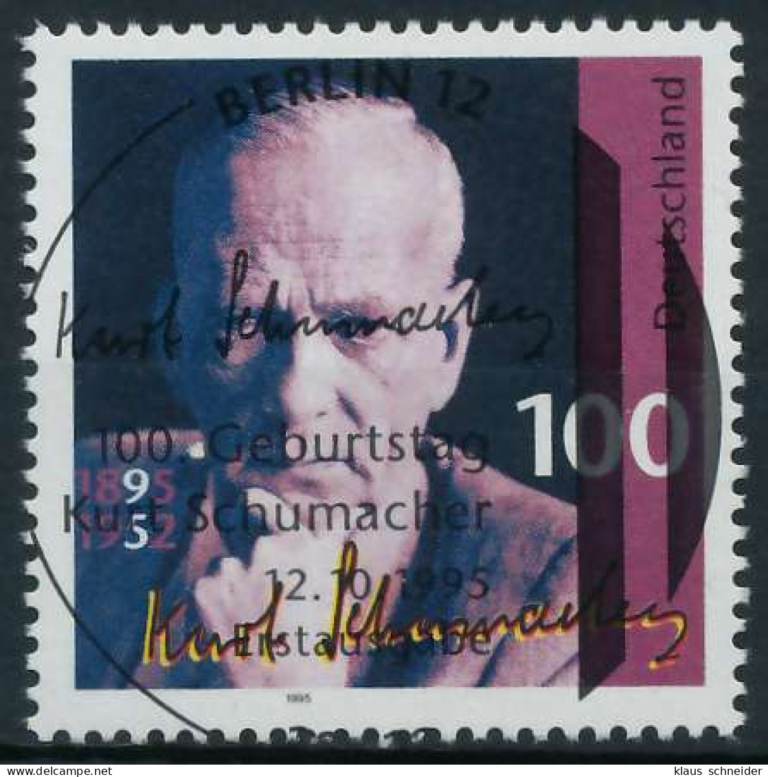 BRD 1995 Nr 1824 ESST Zentrisch Gestempelt X86F1CE - Used Stamps