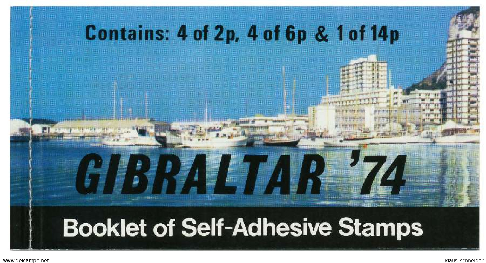 GIBRALTAR 1974 Nr MH 1 Postfrisch X86F44E - Gibraltar