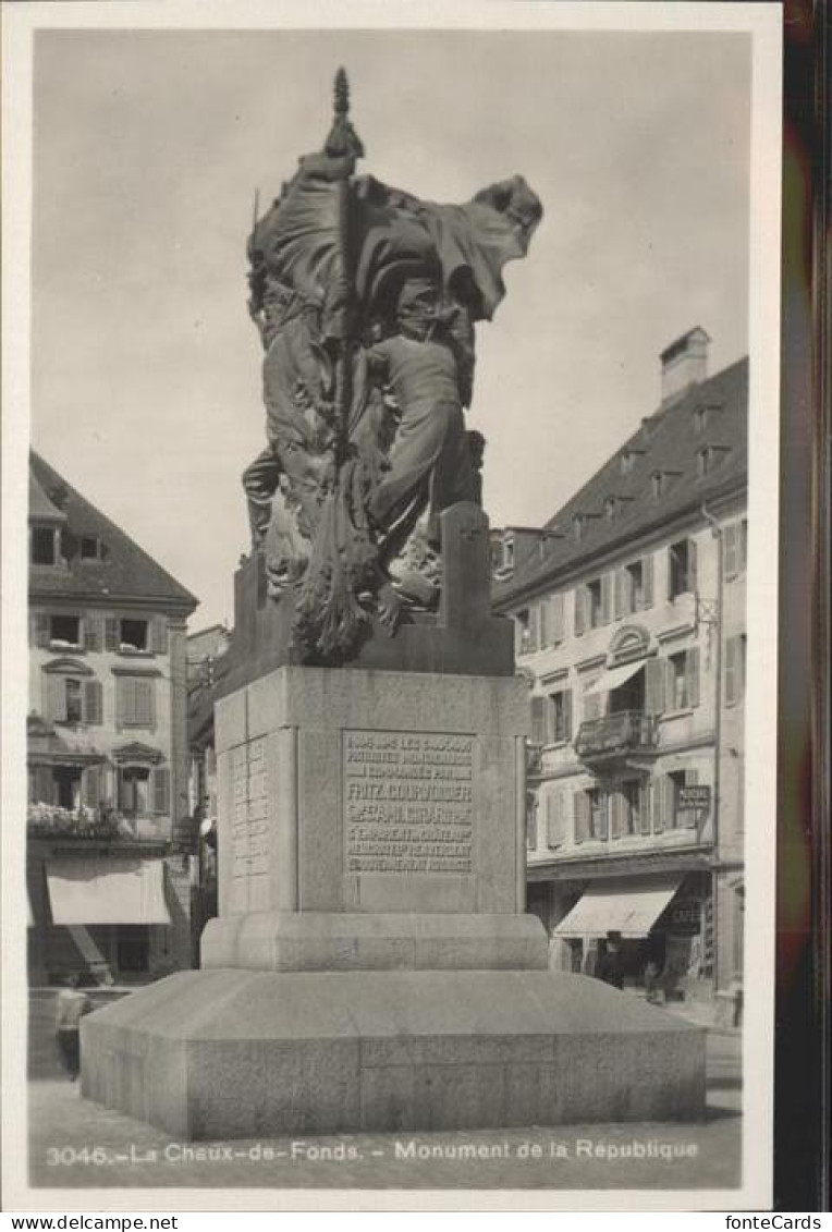 11282084 La Chaux-de-Fonds Monument De La Republique La Chaux-de-Fonds - Autres & Non Classés