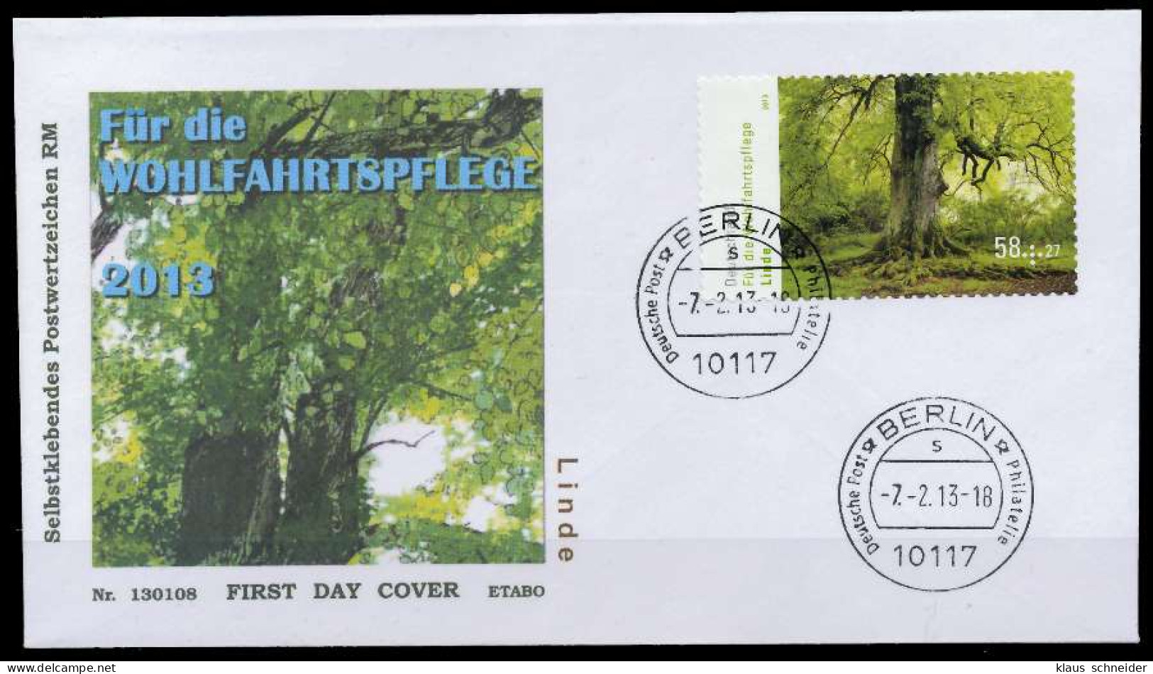 BRD BELEGE Nr 2986 BRIEF FDC S7CA29E - Other & Unclassified
